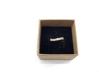 anillo oro 18k con piedra con diamante