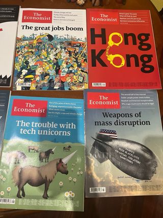Lote de 10 revistas The Economist