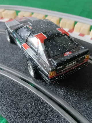 Coche Scalextric Audi Quattro Rally nieve