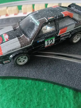 Coche Scalextric Audi Quattro Rally nieve