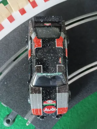 Coche Scalextric Audi Quattro Rally nieve