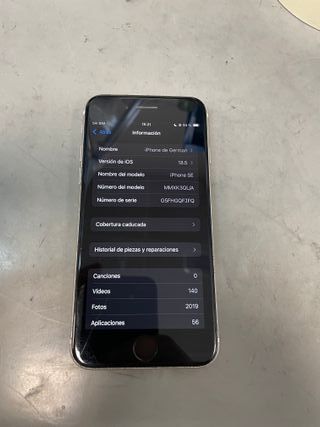 iPhone SE 2022 64GB Negro/Blanco