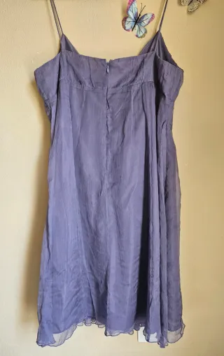 Vestido cóctel morado