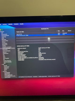 MacBook Pro 15 i7 2.8/16GB/1TB/DG 2GB