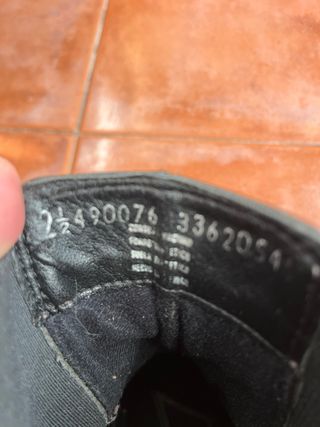 Botines negros mujer talla 35