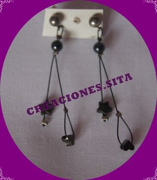 Pendientes abalorios diferentes modelos