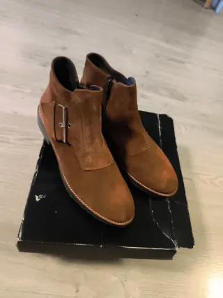 Botines de piel para mujer