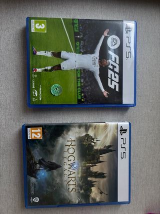 PS5 FC 25 y Hogwarts Legacy