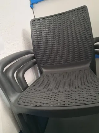 Keter Bali Sillas de Jardín Pack x3