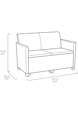 Conjunto Keter Nora 4 plazas exterior