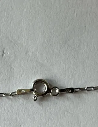 Argento 925 Collana Unisex con vero marchio argent