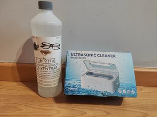Limpiador ultrasonidos y liquido limpiador