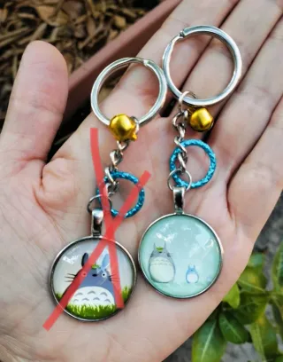 Portachiavi Totoro verde