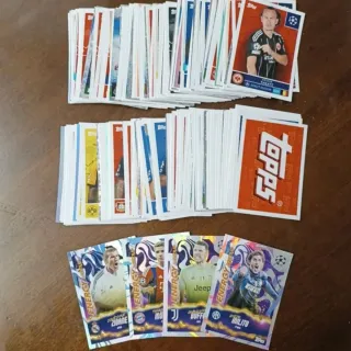 Lote 250 stickers Topps Champions League 25-26