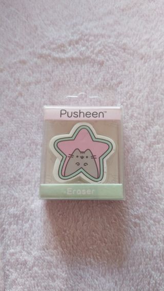 Goma Pusheen Estrella Gato Rosa