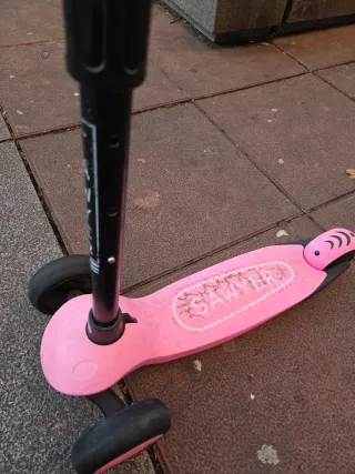 Patinete 3 ruedas niña rosa