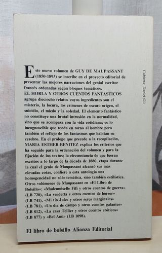 El Horla y otros cuentos fantásticos