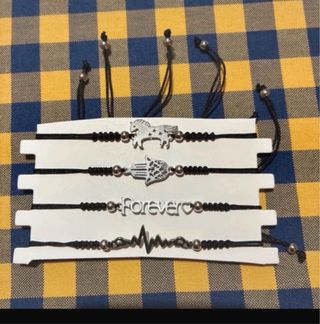 Pack 12 pulseras cuero distintas nuevas