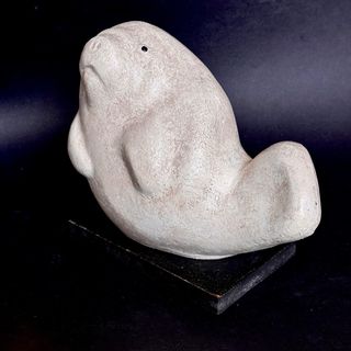 Figura Manatí Cerámica México