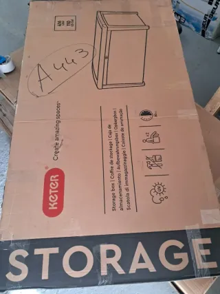 Caja Almacenamiento Keter Borneo 110 Galones Baúl