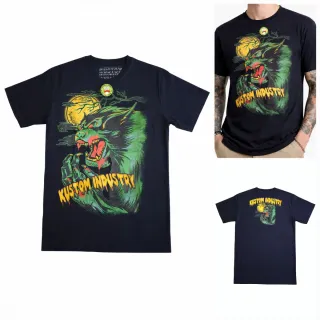 Camiseta Kustom Industry Hombre Negra Talla L