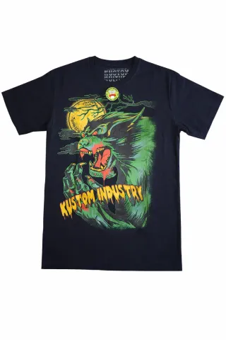 Camiseta Kustom Industry Hombre Negra Talla L