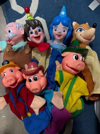 Lote de 6 marionetas infantiles