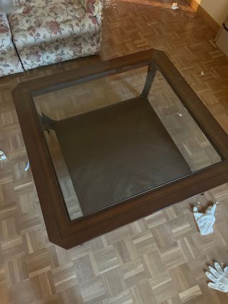 Mueble de esquina vitrina y perchero