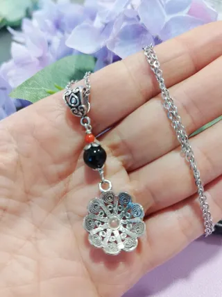 Catenina con Coccu e ciondolo sardo