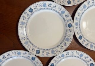 5 Piatti porcellana macronite piano