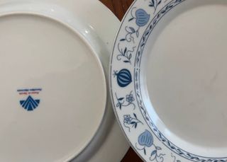 5 Piatti porcellana macronite piano