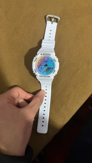 Reloj G-Shock Blanco Multicolor nuevo