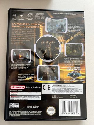 Game cube nintendo metroid