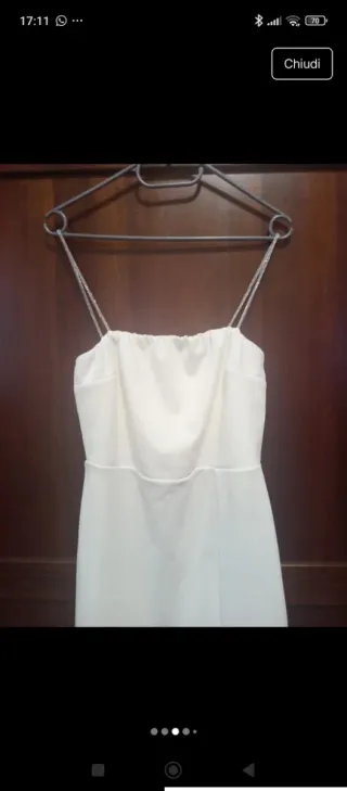Vestito Mixeri bianco taglia M