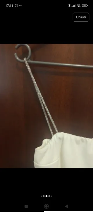 Vestito Mixeri bianco taglia M