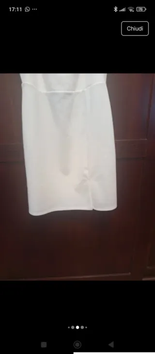 Vestito Mixeri bianco taglia M