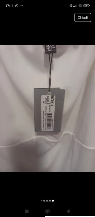 Vestito Mixeri bianco taglia M