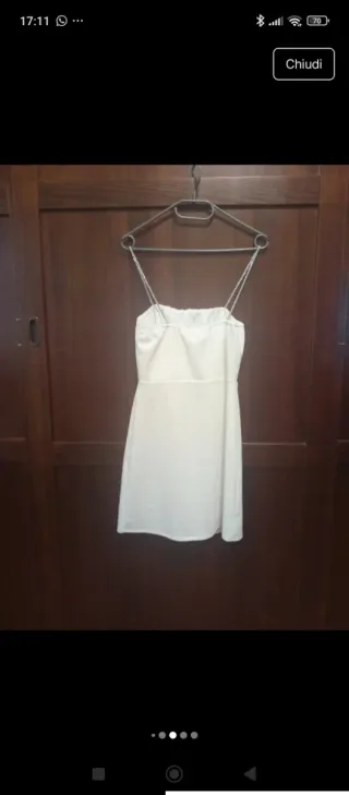 Vestito Mixeri bianco taglia M