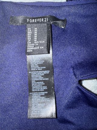 Top fiesta mariposa azul lentejuelas