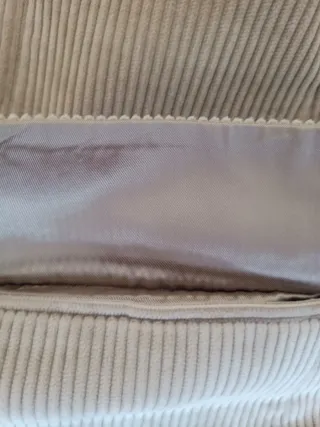 Chaqueta de pana hombre beige