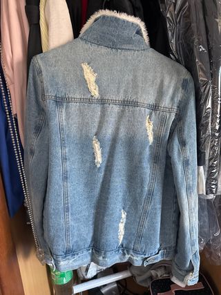 Chaqueta vaquera Denim Co. desgastada con forro