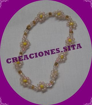 Pulsera o tobillera abalorios