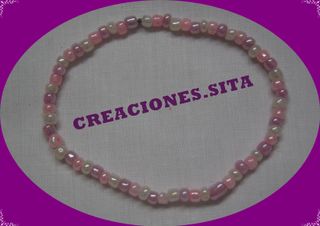 Pulsera o tobillera abalorios
