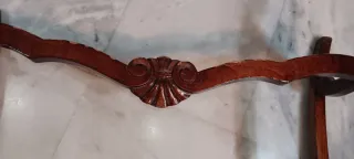 Mesa auxiliar vintage de madera