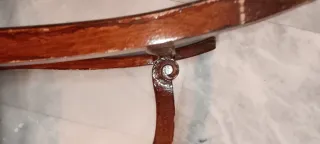 Mesa auxiliar vintage de madera