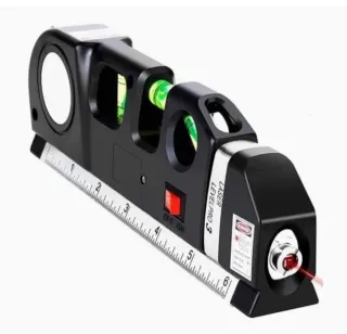 Medidor de Distancia Láser Digital con Nivel de
