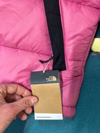 Piumino The North Face nero e rosa