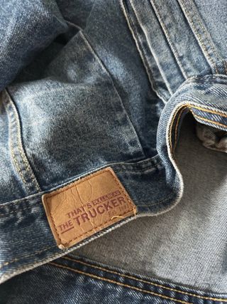 Chaqueta vaquera Pull&Bear azul talla S