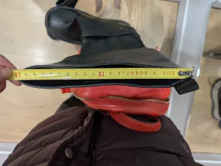 Botas de piel Zara negras