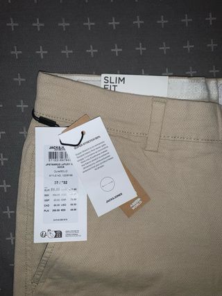 Pantalón Chino Slim Fit Beige Jack&Jones